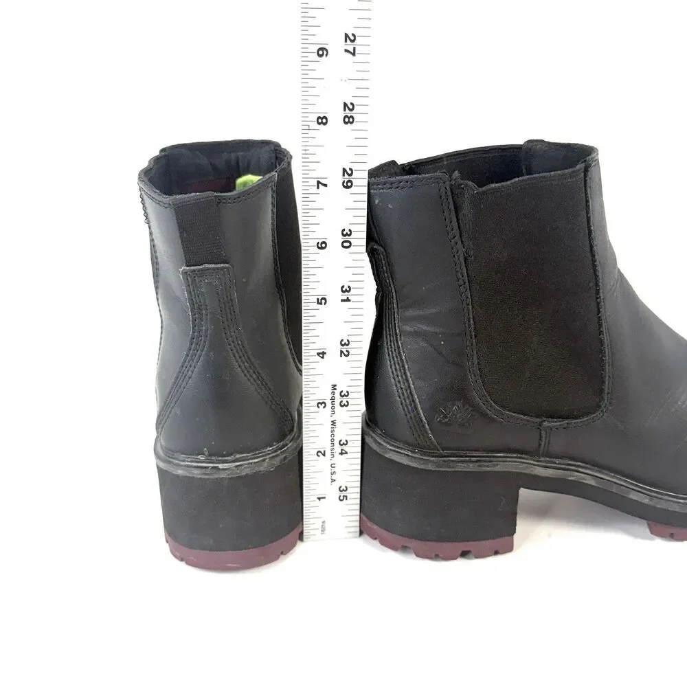 Timberland black leather